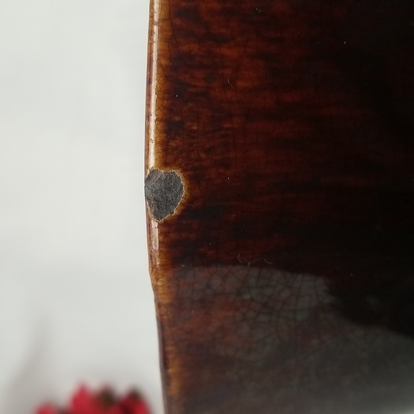 Antique Redware Large Fluted Tube Baking Pan - Picture 15 of 15